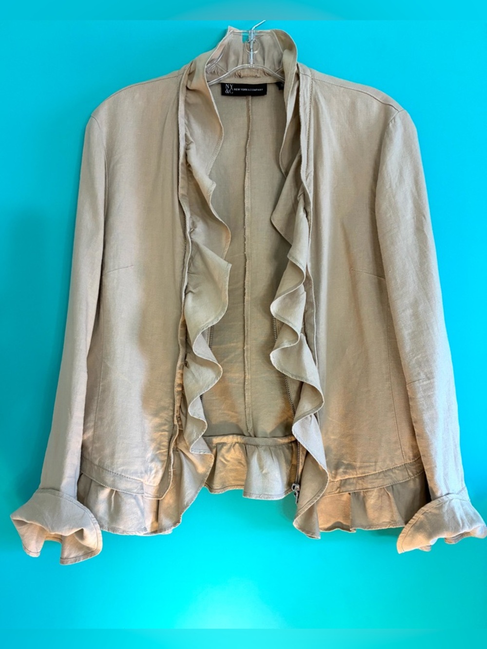 New York & Co., Cotton Elegant Jacket - Picture 9 of 15
